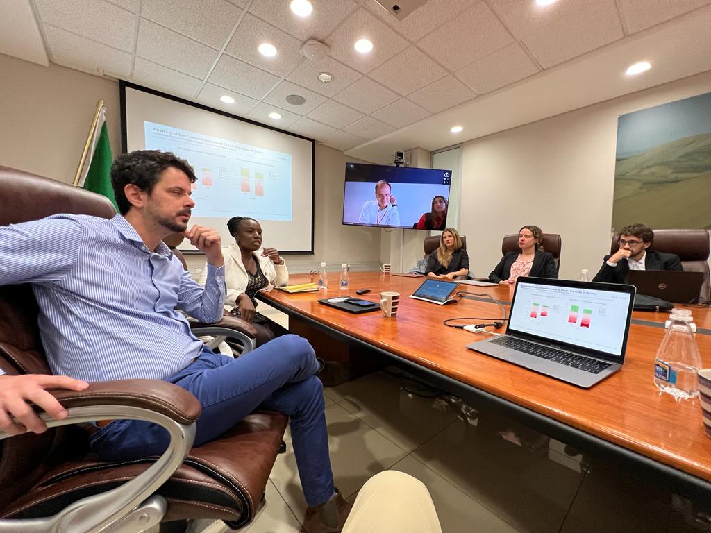 Presentación de nuestro trabajo en el Norte de Namibia al gobierno.